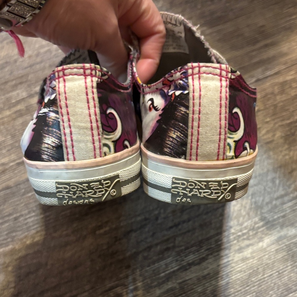 Ed Hardy Sneakers - Red, Blue, Yellow - Picture 3 of 5